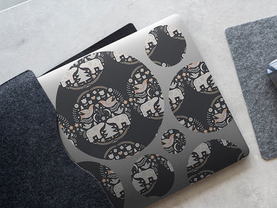 snowy sweetness animal DIY Laptop Stickers