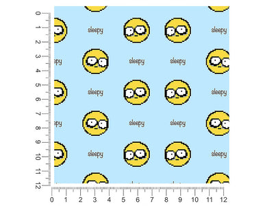 so sleepy emoji 1ft x 1ft Craft Sheets