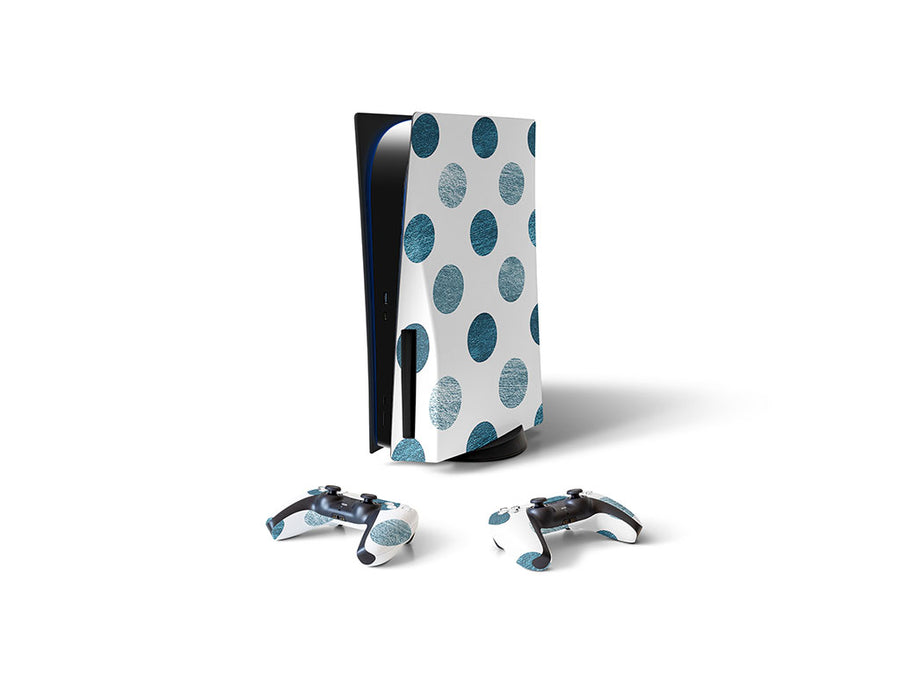 soap bubbles polka dot Sony PS5 DIY Skin