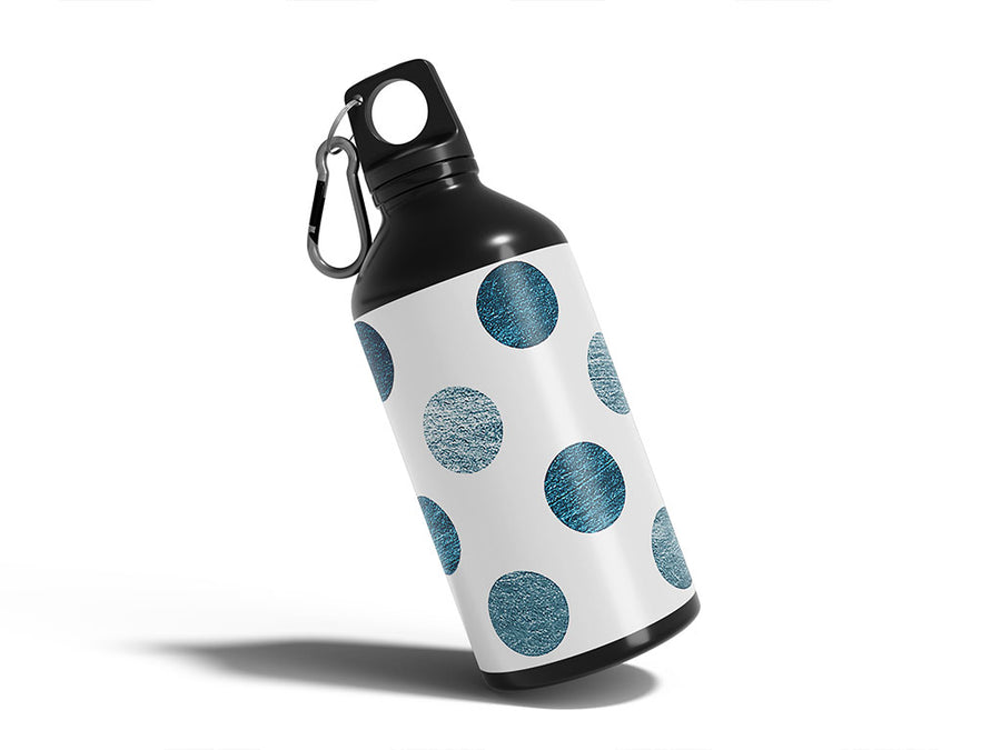 soap bubbles polka dot Water Bottle DIY Stickers