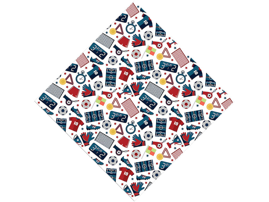 Soccer Gear Sport Vinyl Wrap Pattern
