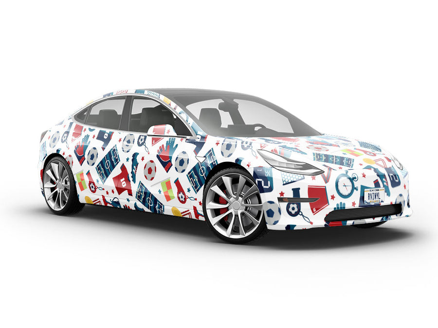 Soccer Gear Sport Vehicle Vinyl Wrap