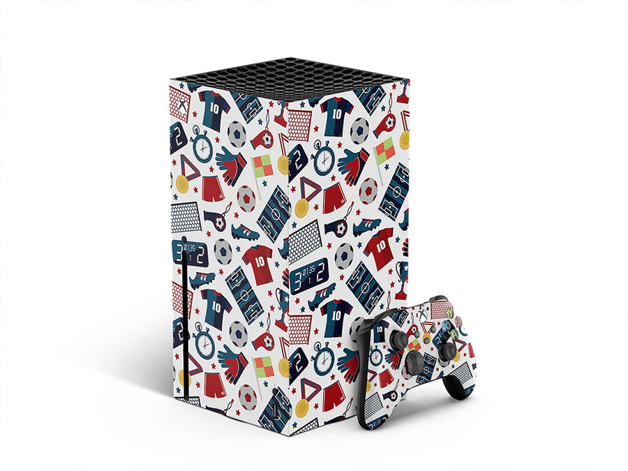 soccer gear sport XBOX DIY Decal
