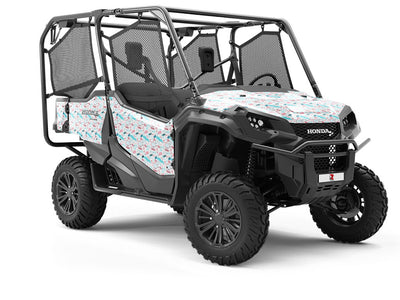 Social Tools Technology Utility Vehicle Vinyl Wrap