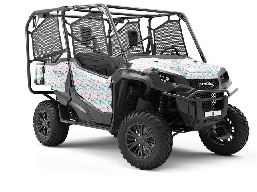 Social Tools Technology Utility Vehicle Vinyl Wrap