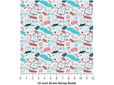 Social Tools Technology Vinyl Film Pattern Size 12 inch Scale~Rwraps Social Tools Technology Sizing Chart~3