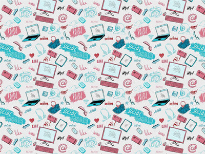 Social Tools Technology Vinyl Wrap Pattern~Rwraps Series 914 Digitally Printed Vinyl Wrap~0