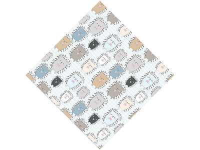 Socially Distanced Animal Vinyl Wrap Pattern