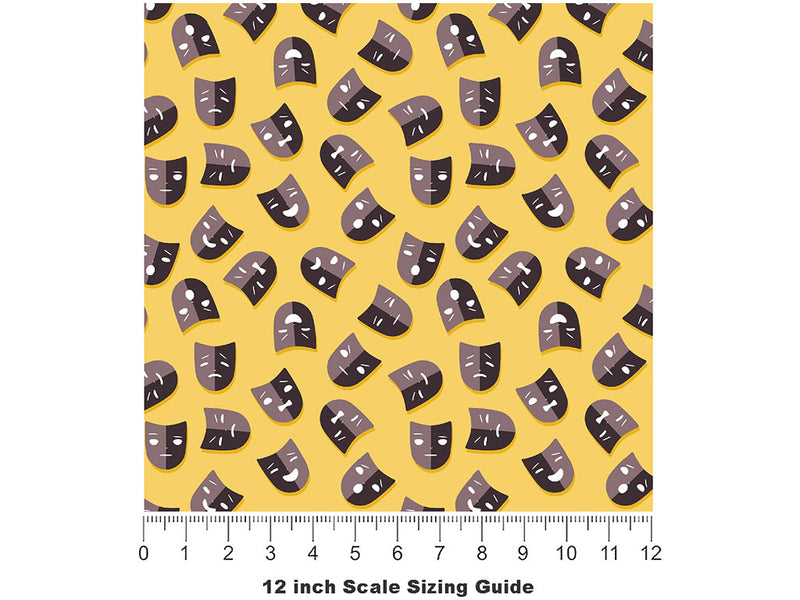 Sock and Buskin Movie Vinyl Film Pattern Size 12 inch Scale~Rwraps Sock and Buskin Movie Sizing Chart~2