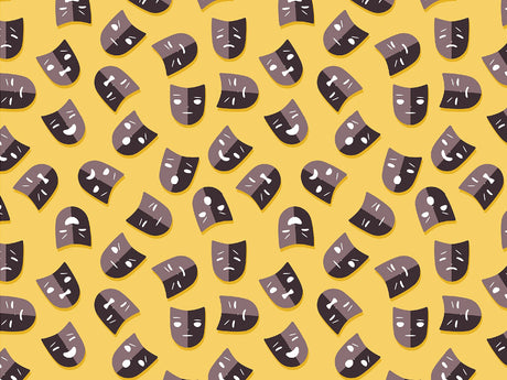 Sock and Buskin Movie Vinyl Wrap Pattern~Rwraps Series 914 Digitally Printed Vinyl Wrap~0