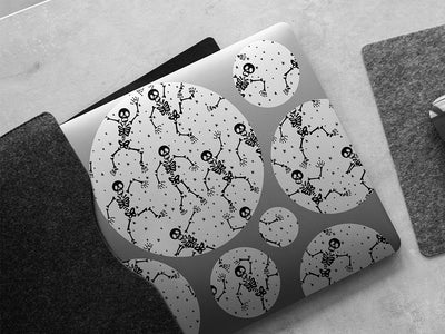 sock hop skull and bones DIY Laptop Stickers