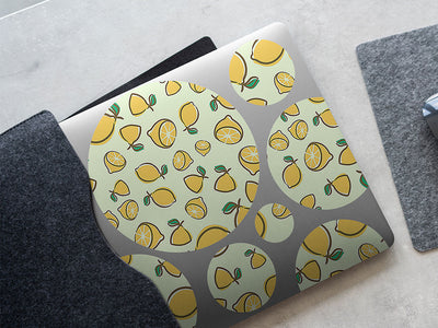 soft citrus fruit DIY Laptop Stickers
