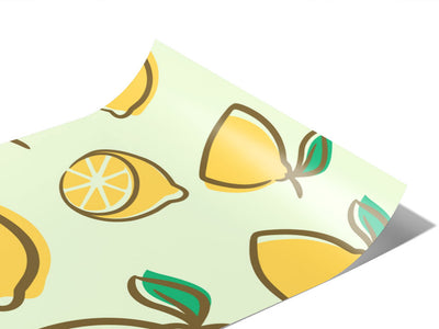 Soft Citrus Fruit Vinyl Wraps~Rwraps Series 914 Digitally Printed Vinyl Wrap~0
