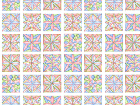 Soft Collage Mosaic Vinyl Wrap Pattern~Rwraps Series 914 Digitally Printed Vinyl Wrap~0