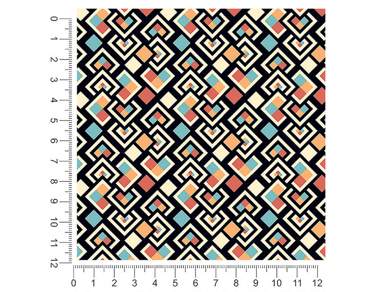 soft hearted art deco 1ft x 1ft Craft Sheets