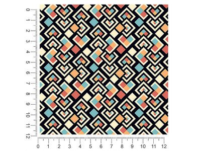 soft hearted art deco 1ft x 1ft Craft Sheets