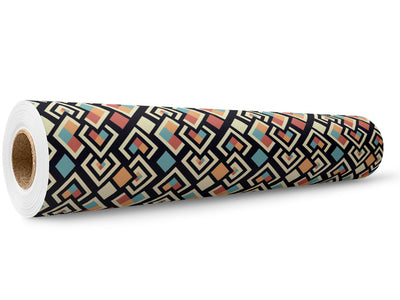 Soft Hearted Art Deco Wrap Film Wholesale Roll~Rwraps Series 914 Digitally Printed Vinyl Roll~5