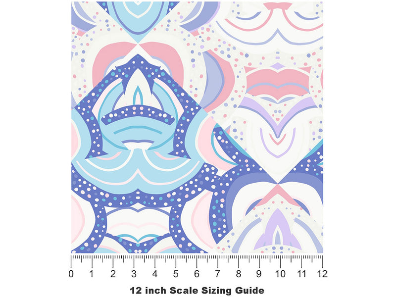 Soft Lullaby Art Deco Vinyl Film Pattern Size 12 inch Scale~Rwraps Soft Lullaby Art Deco Sizing Chart~2