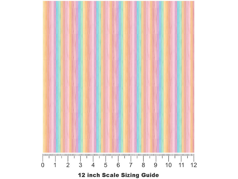 Soft Pastel Wood Plank Vinyl Film Pattern Size 12 inch Scale~Rwraps Soft Pastel Wood Plank Sizing Chart~3
