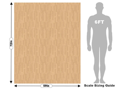 Soft Pecan Wooden Parquet Vehicle Wrap Scale~Rwraps Series 914 Soft Pecan Wooden Parquet Measurements~2
