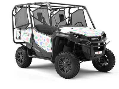 Soft Rainbow Cobblestone Utility Vehicle Vinyl Wrap