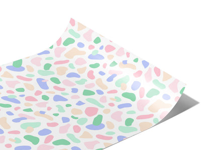 Soft Rainbow Cobblestone Vinyl Wraps~Rwraps Series 914 Digitally Printed Vinyl Wrap~1