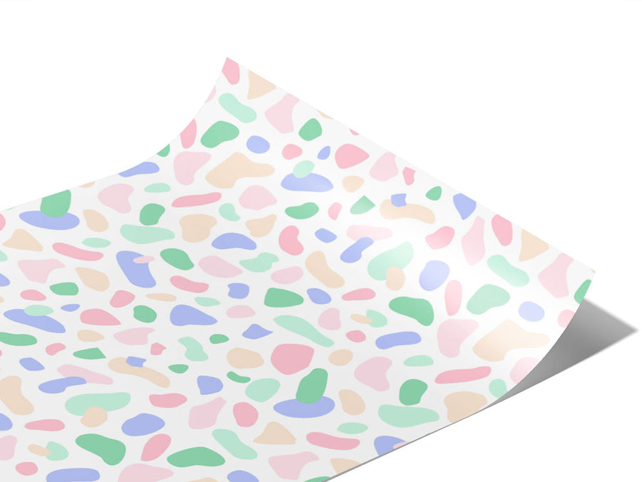 Soft Rainbow Cobblestone Vinyl Wraps~Rwraps Series 914 Digitally Printed Vinyl Wrap~1