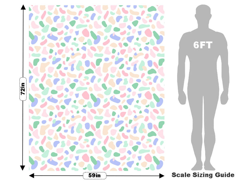 Soft Rainbow Cobblestone Vehicle Wrap Scale~Rwraps Series 914 Soft Rainbow Cobblestone Measurements~2