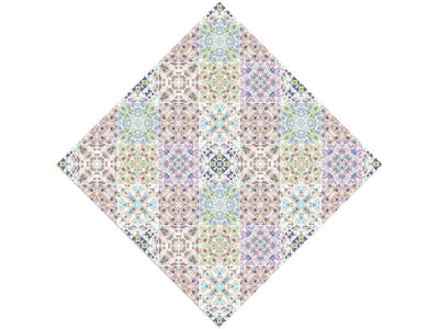 Soft Rainbow Tile Vinyl Wrap Pattern