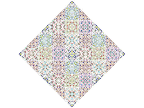 Soft Rainbow Tile Vinyl Wrap Pattern