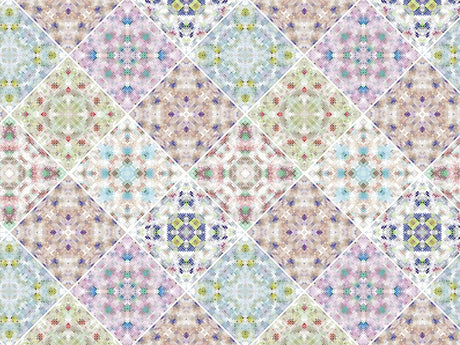 Soft Rainbow Tile Vinyl Wrap Pattern~Rwraps Series 914 Digitally Printed Vinyl Wrap~0