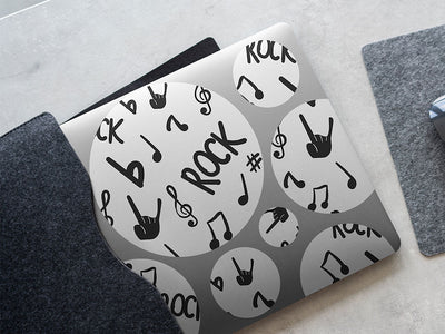 soft rock music DIY Laptop Stickers
