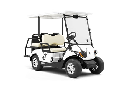 Soft Rock Music Wrapped Golf Cart