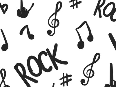 Soft Rock Music Vinyl Wrap Pattern~Rwraps Series 914 Digitally Printed Vinyl Wrap~0