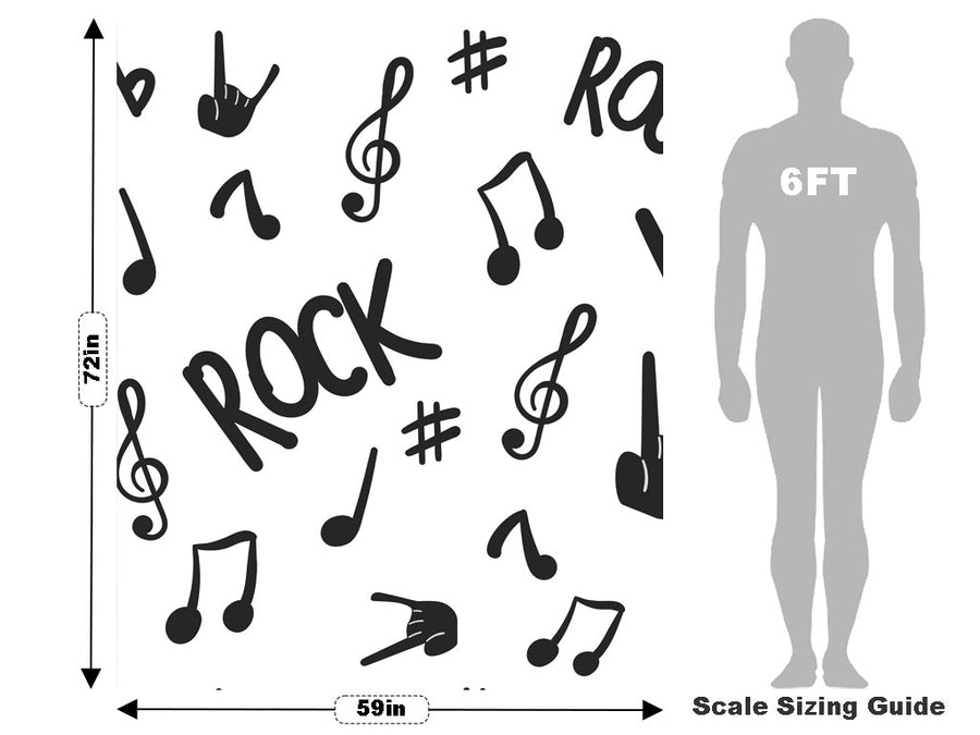 Soft Rock Music Vehicle Wrap Scale~Rwraps Series 914 Soft Rock Music Measurements~1