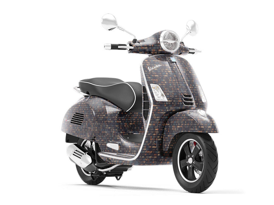 Soft Shimmer Technology Vespa Scooter Wrap Film