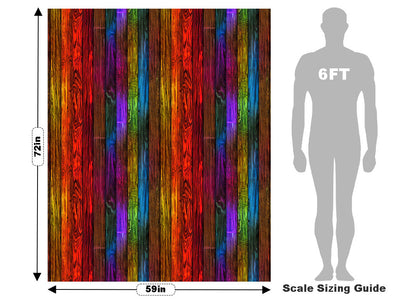 Soft Stain Wood Plank Vehicle Wrap Scale~Rwraps Series 914 Soft Stain Wood Plank Measurements~2