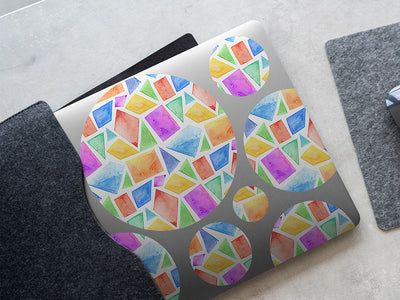 soft tile mosaic DIY Laptop Stickers