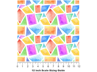 Soft Tile Mosaic Vinyl Film Pattern Size 12 inch Scale~Rwraps Soft Tile Mosaic Sizing Chart~2