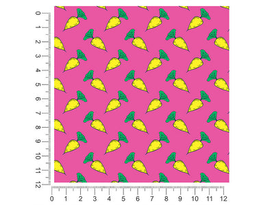solar yellow vegetable 1ft x 1ft Craft Sheets