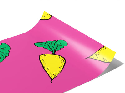 Solar Yellow Vegetable Vinyl Wraps~Rwraps Series 914 Digitally Printed Vinyl Wrap~0