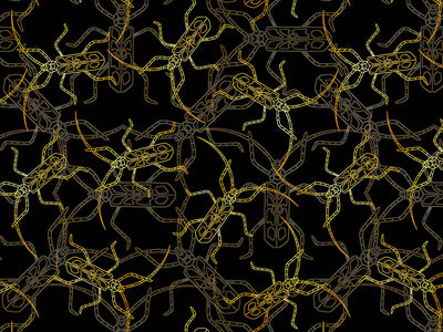 Solid Gold Bug Vinyl Wrap Pattern~Rwraps Series 914 Digitally Printed Vinyl Wrap~0