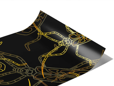 Solid Gold Bug Vinyl Wraps~Rwraps Series 914 Digitally Printed Vinyl Wrap~0