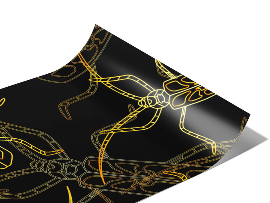 Solid Gold Bug Vinyl Wraps~Rwraps Series 914 Digitally Printed Vinyl Wrap~0