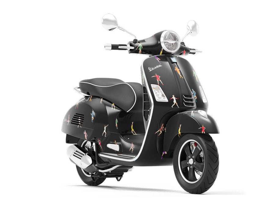 Solo Dance Hobby Vespa Scooter Wrap Film