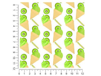 sorbet swirl fruit 1ft x 1ft Craft Sheets