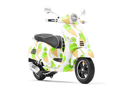 Sorbet Swirl Fruit Vespa Scooter Wrap Film