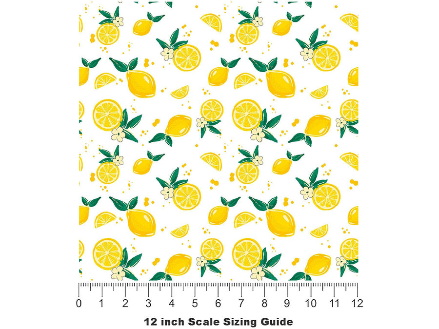 Sorrento  Fruit Vinyl Film Pattern Size 12 inch Scale~Rwraps Sorrento  Fruit Sizing Chart~2