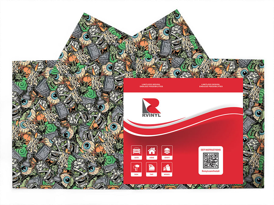 soul shredding horror Craft Vinyl Sheet Pack