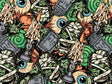 Soul Shredding Zombie Vinyl Wrap Pattern~Rwraps Series 914 Digitally Printed Vinyl Wrap~0